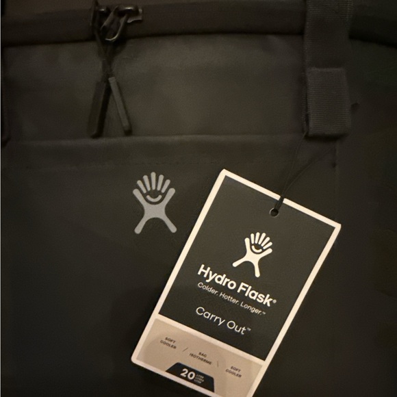 HydroFlask Black/Lt Blue Cooler Bag NWT - Picture 4 of 9